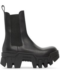 Balenciaga Studded Chelsea Boots in Black | Lyst