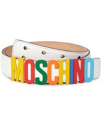 Moschino Fantasy Tie Dye Leather Belt 