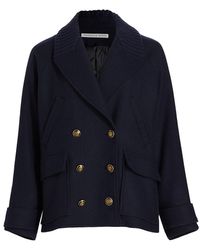 Aigle Retrostarre Npr Dark Bleuet Pr Coat in Blue Womens Clothing Coats Short coats 