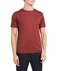 Theory Precise Luxe Cotton T-shirt - Blue