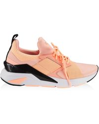 PUMA Women's Muse Maia Metallic Sneakers in Rose (Pink) | Lyst