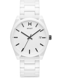 MVMT Element Ceramic White Bracelet Watch