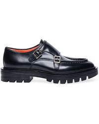 leather lug mule