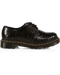 1461 zebra emboss smooth leather shoes