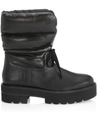 stuart weitzman tyler ultralift leather lug boots