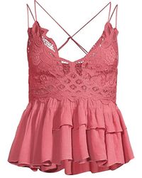 Free People Sleeveless and tank tops for Women - Up to 78% off | Lyst