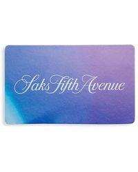 Saks Fifth Avenue Blue Iridecent Gift Card