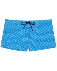 Hom Lourmarin Swim Fitted Shorts - Blue
