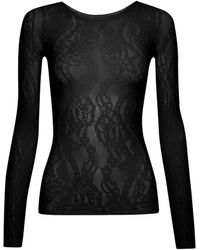 Wolford Ninat Lace Pullover - Black