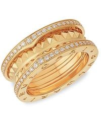 Bvlgari B Zero1 Rings Lyst Bvlgari B Zero1 Rings Lyst
