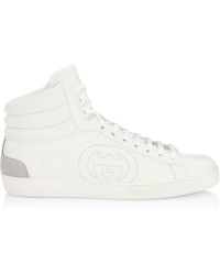 black high top gucci sneakers