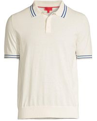 Isaia - Cotton Polo Shirt - Lyst