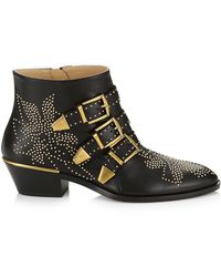 chloe susanna boots black gold