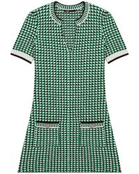 Maje Synthetic Rosea Stretch Knit Mini 