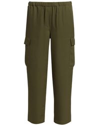 theory silk cargo pants