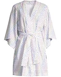 women's rabbit dressing gown