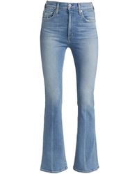 Damen Bekleidung Jeans Schlagjeans Citizens of Humanity High-Rise Flared Jeans Amelia in Weiß 