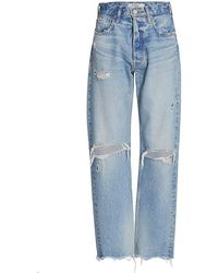Moussy Denim Guilford Straight Jeans in 