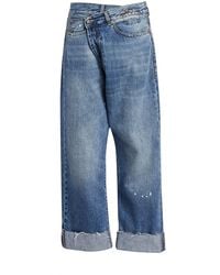 R13 Crossover Jeans - Blue