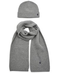 Polo Ralph Lauren Ribbed Hat and Scarf 
