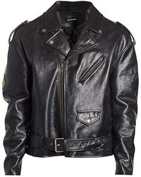 balenciaga lederjacke