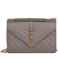 medium envelope monogram matelassé leather shoulder bag