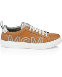 mcm platform sneakers