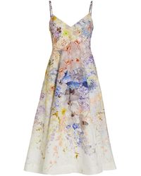 Zimmermann Rhythmic Applique Lace Dress in Ivory (White) - Save 33 ...