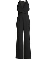 Trina Turk Wine Country Clear Lake Flare Jumpsuit - Black
