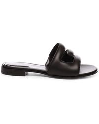 givenchy g flat leather sandals