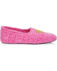 pink versace slippers