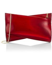 Patent leather clutch bag Christian Louboutin Red in Patent leather -  25795934
