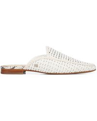 sam edelman white mules