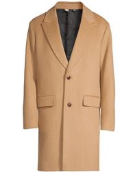 ted baker charcoal marvin wool blend overcoat