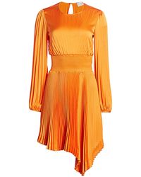 behati mini dress in silver dots