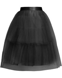 camber layered tulle maxi skirt