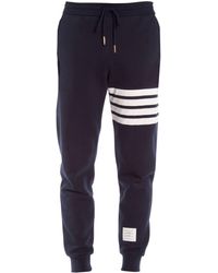 thom browne black sweatpants