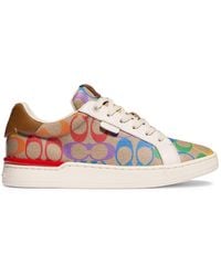coach multi color sneakers