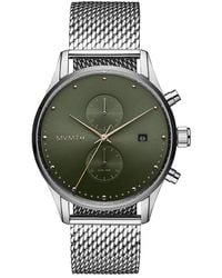 MVMT Voyager Stainless Steel Chronograph Bracelet Watch - Gray