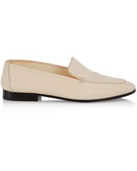 The Row Adam Suede Loafers in Black | Lyst