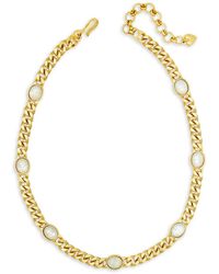 Brinker & Eliza - Beetlejuice 24k Goldplated & Mother-of-pearl Short Necklace - Lyst
