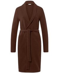 robe dresses and bathrobes Womens Clothing Nightwear and sleepwear Robes Marine Serre Synthetic Ssense Exclusive Viscose Robe in Brown 