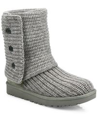 purl cardy knit classic boot