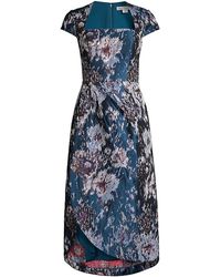 kay unger fit and flare dress