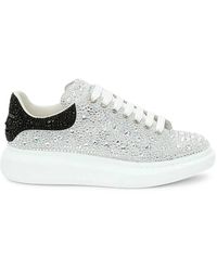 alexander mcqueen oversized crystal sneakers