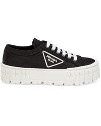 prada lug sole platform sneakers