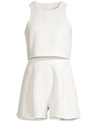 Black Halo Synthetic Emerson Romper in 