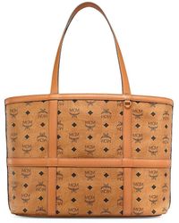 mcm canvas tote bag