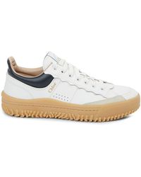 chloe franckie leather sneakers
