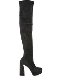 Women's Christian Louboutin Over-the-knee boots from $1,195 | Lyst